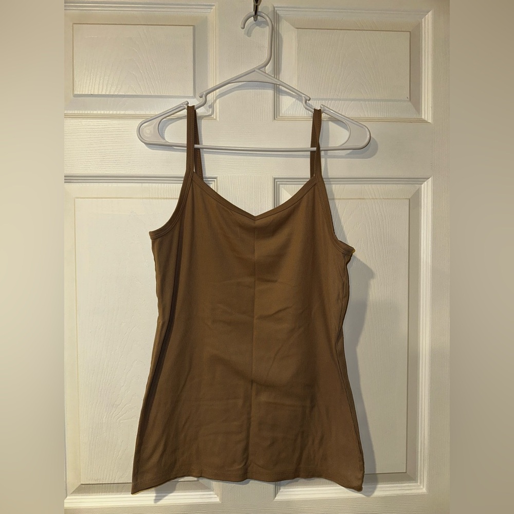 No Boundaries Brown Camisole Top